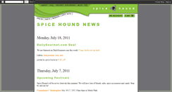 Desktop Screenshot of news.spicehound.com